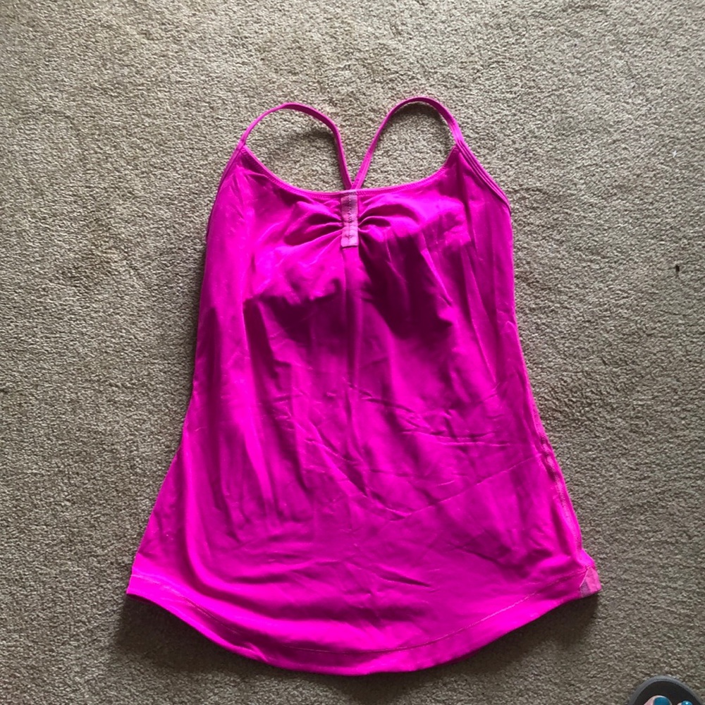 Pink lululemon tank - size 8